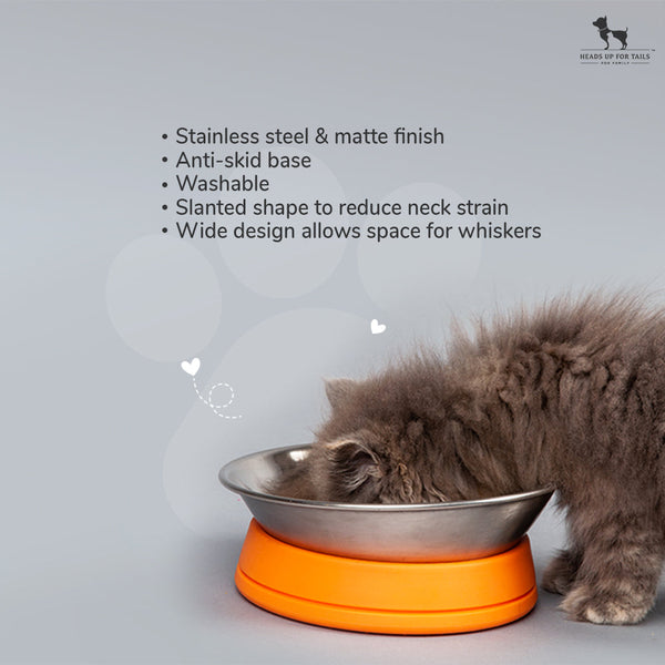 HUFT Quintessential Wide Cat Bowl - 710 ml